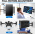 MOUNTUP Full Motion TV Monitor Wall Mount TV Bracket Swivels Tilts for Most 14-42 Inch LED LCD Flat Screen TVs/Monitors, Corner TV Mount with Articulating Arms, Max VESA 200x200mm up to 33lbs, MU0029